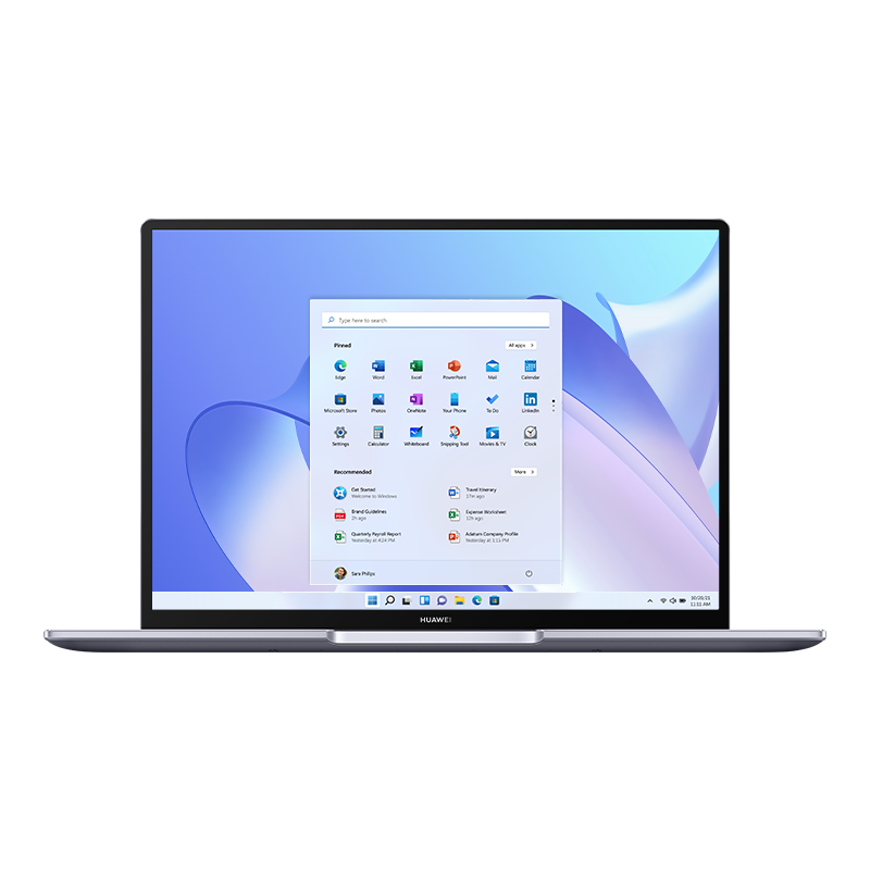 HUAWEI MateBook 14 Ordinateur Portable Intel Core™ i5-1135G7, 16 Go RAM, 512 Go SSD, Écran IPS Tactile 14 apos; apos; FullView 2K, Windows 10 Home, Clavier AZERTY, Gris