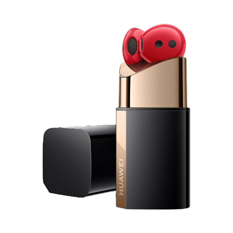 HUAWEI FreeBuds Lipstick Rouge / Ecouteurs sans fil / Bluetooth 5.2 / Réduction de bruit active