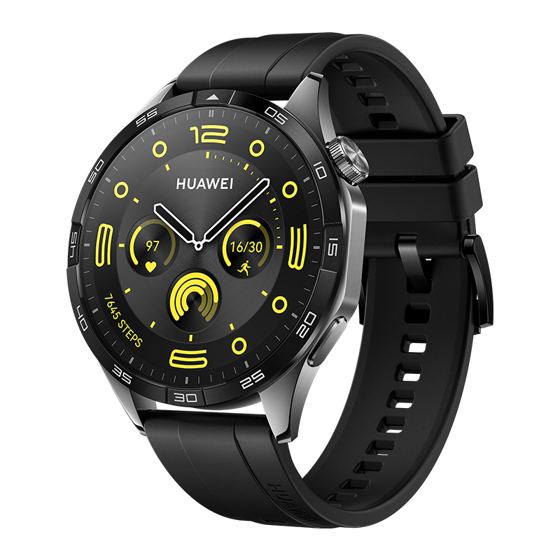 HUAWEI WATCH GT 4 46mm Noir / GPS / Bluetooth 5.2 / Montre Connectée / Compatible avec iOS et Android