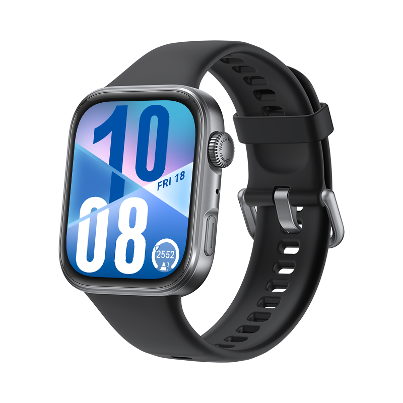 HUAWEI WATCH FIT 4 / Noir / Bracelet Fluoroélastomère / GPS / Bluetooth 5.2 / Montre connectée / Fonctionne avec iOS et Android