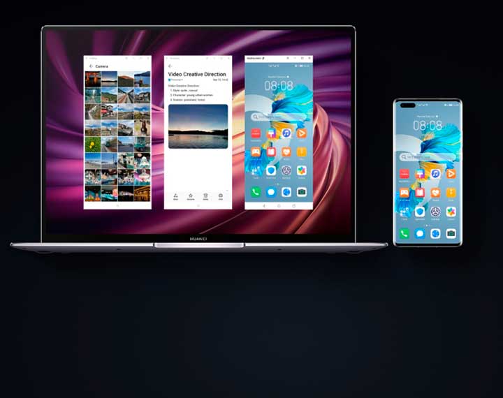 Huawei Mate 40 Pro + Función mejorada de colaboración multipantalla Huawei Mate 40 Pro + Función mejorada de colaboración multipantalla