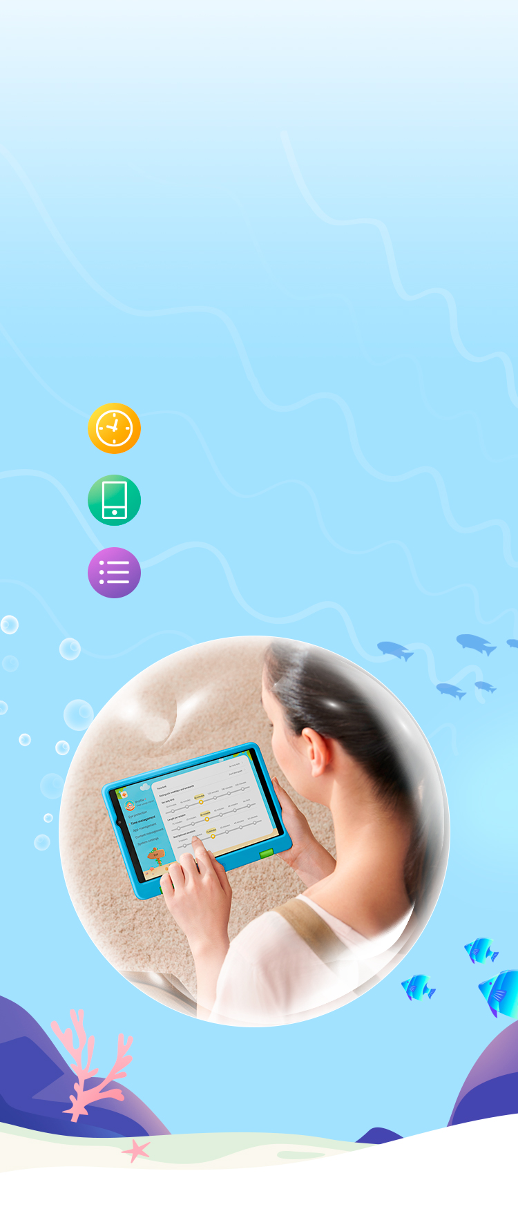 HUAWEI MatePad T8 Kids + Cuida a tus hijos por ti HUAWEI MatePad T8 Kids + Cuida a tus hijos por ti