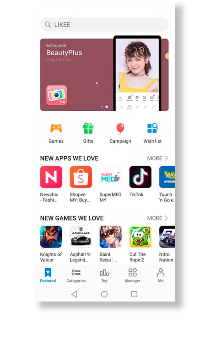 Huawei Y9a + Huawei AppGallery Huawei Y9a + Huawei AppGallery