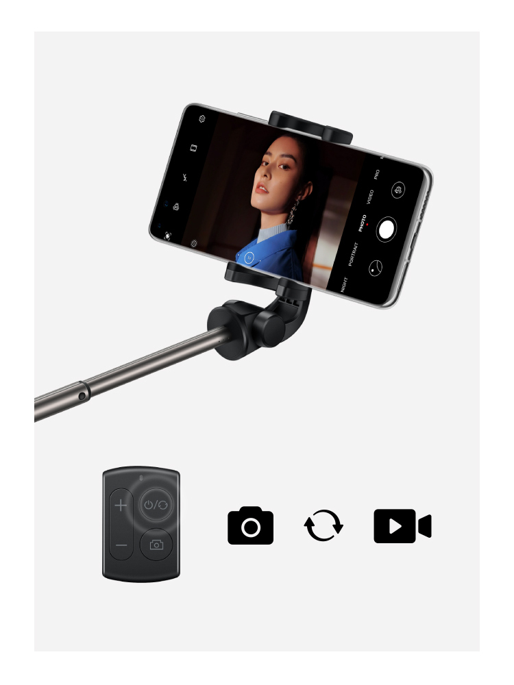 HUAWEI Tripod Selfie Stick Pro + Activa la cámara en un solo paso HUAWEI Tripod Selfie Stick Pro + Activa la cámara en un solo paso