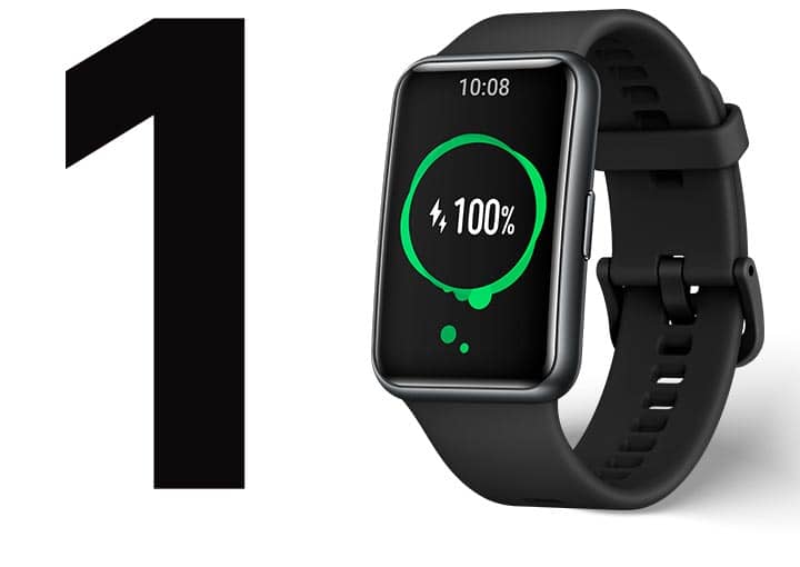 HUAWEI Watch Fit New + Diseño ligero + Duración de la batería HUAWEI Watch Fit New + Diseño ligero + Duración de la batería