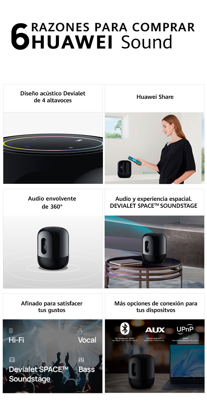 Huawei Sound + 6 razones Huawei Sound + 6 razones