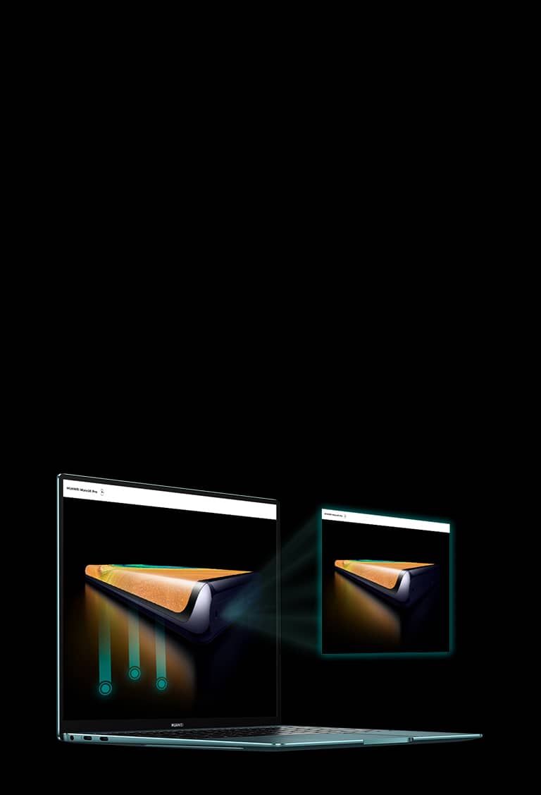 Huawei MateBook X Pro + Pantalla táctil sensible Huawei MateBook X Pro + Pantalla táctil sensible