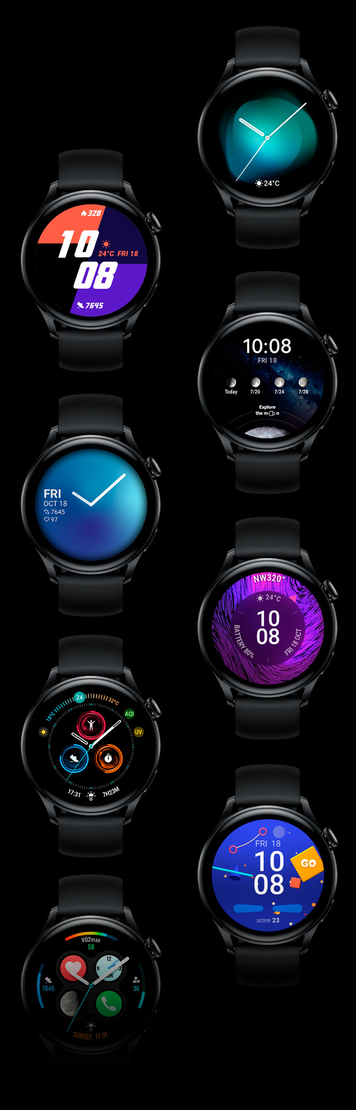HUAWEI Watch 3 + 30 Caráctulas preinstaladas HUAWEI Watch 3 + 30 Caráctulas preinstaladas