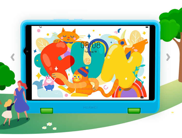 HUAWEI MatePad T8 Kids + Adaptable a niños de diferente edad HUAWEI MatePad T8 Kids + Adaptable a niños de diferente edad