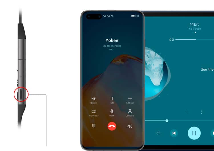 Huawei Freelace Pro + Cambio entre dispositivos Huawei Freelace Pro + Cambio entre dispositivos