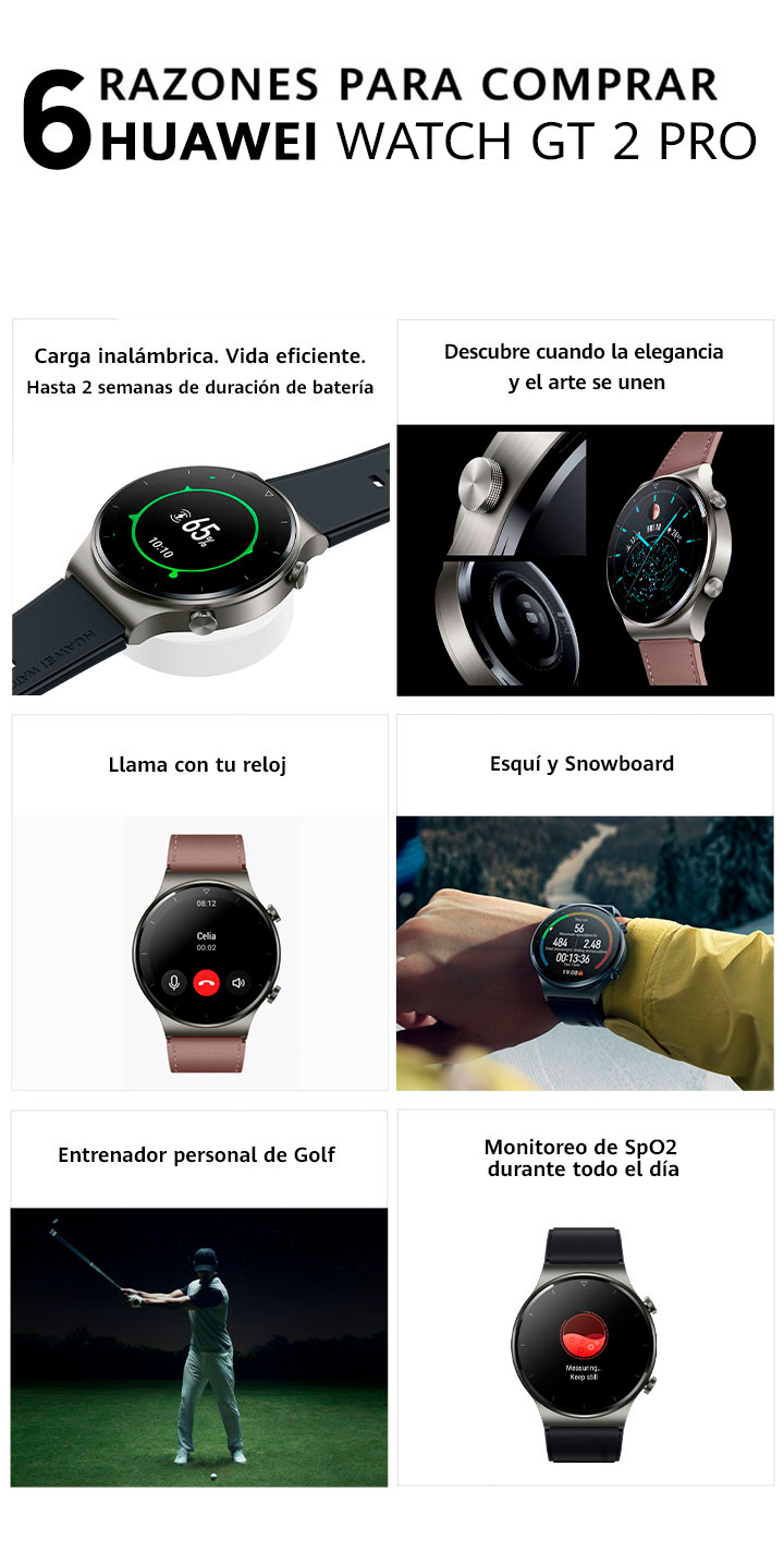 HUAWEI Watch GT 2 Pro + Razones para comprar HUAWEI Watch GT 2 Pro + Razones para comprar