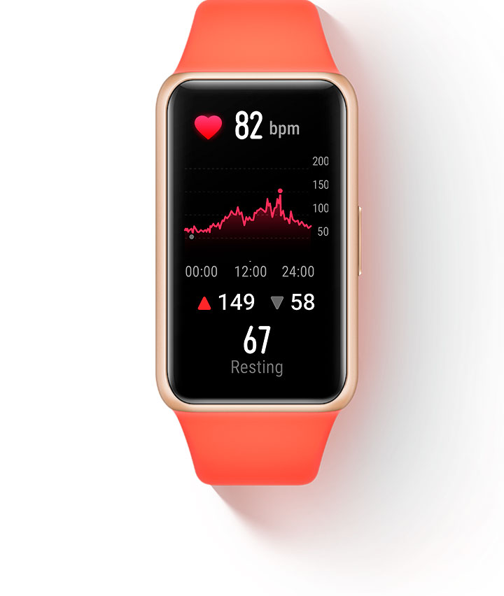 Huawei Band 6 + Monitoreo de frecuencia cardiaca Huawei Band 6 + Monitoreo de frecuencia cardiaca