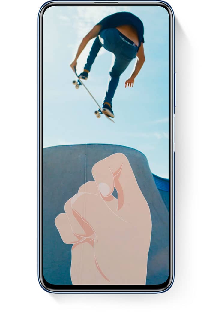 Huawei Y9a + Captura de pantalla inteligente Huawei Y9a + Captura de pantalla inteligente