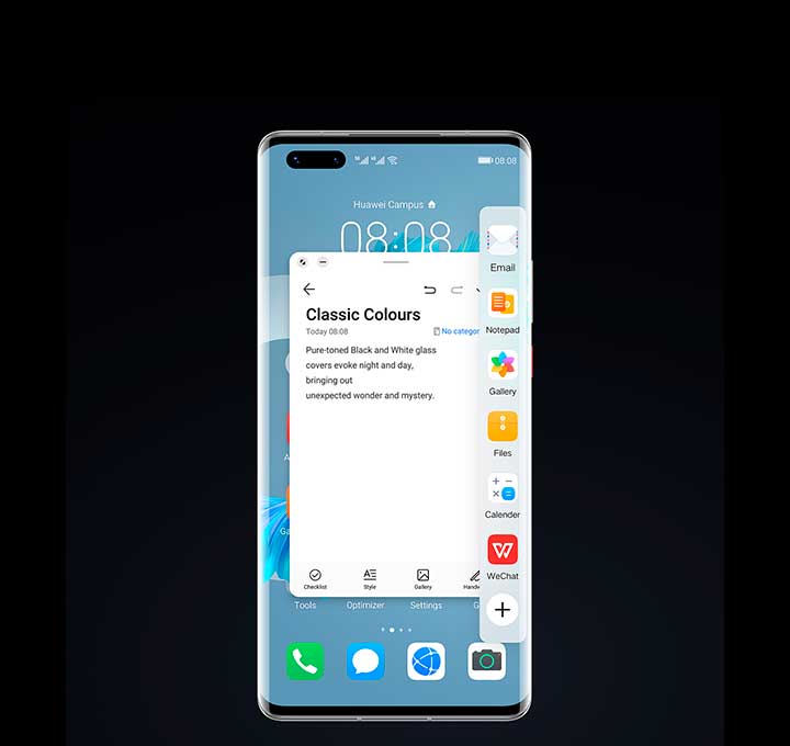 Huawei Mate 40 Pro + Ventana flotante Huawei Mate 40 Pro + Ventana flotante