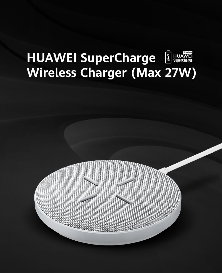 HUAWEI SuperCharge Wireless Charger Space Gray HUAWEI SuperCharge Wireless Charger Space Gray