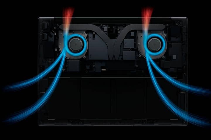HUAWEI MateBook 14 AMD 2021 + Sistema de ventiladores duales HUAWEI Shark Fin HUAWEI MateBook 14 AMD 2021 + Sistema de ventiladores duales HUAWEI Shark Fin