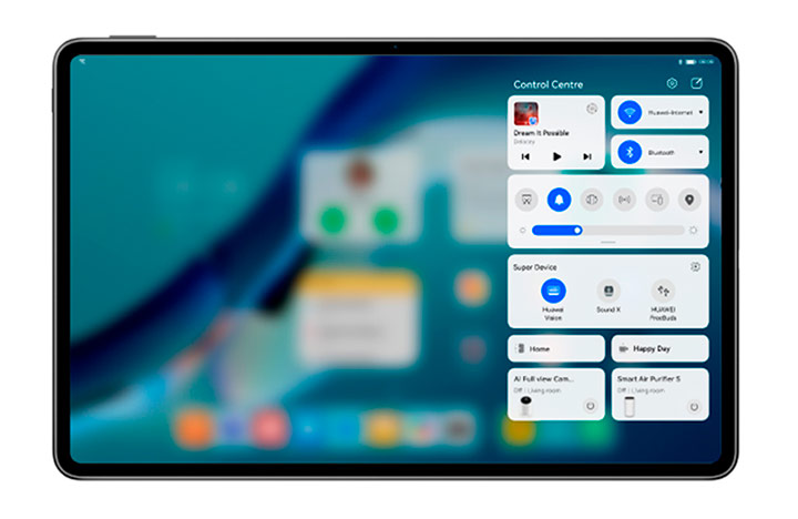 Huawei MatePad Pro 12,6 Панель управления