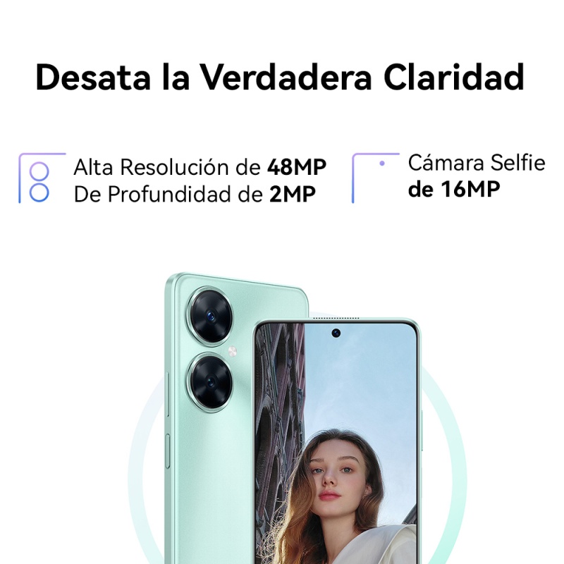 HAOYE Cover Per Huawei Nova 11i, Custodia Con Retro In Vetro Temperato Sfumato E Bordo Morbido TPU, Antigraffio