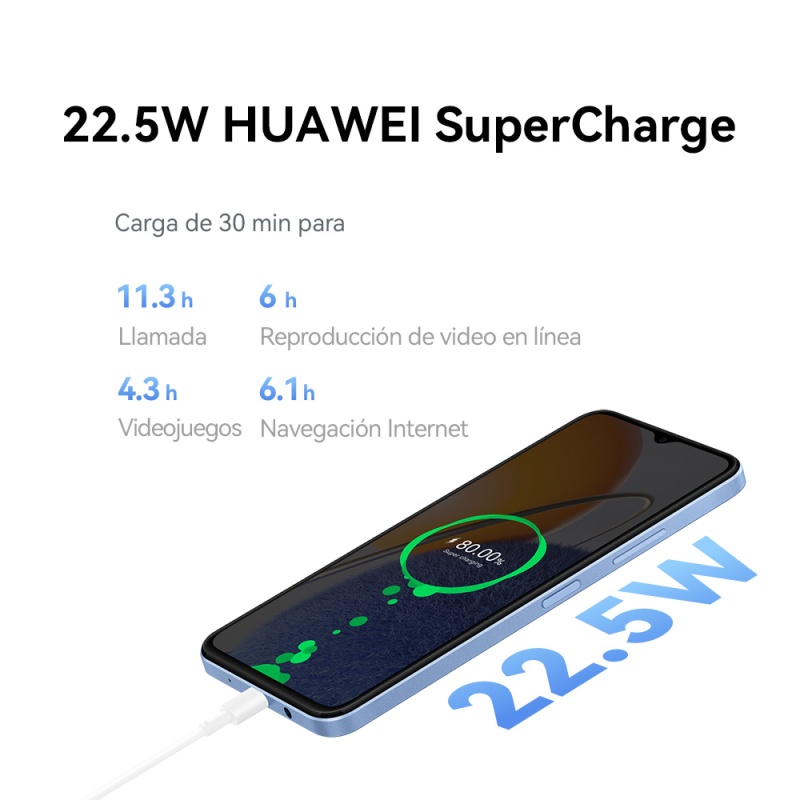 HUAWEI nova Y61, 50 MP, 4+128, 5000mAh, Negro