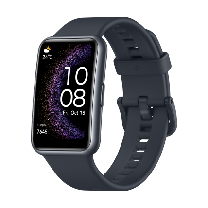  HUAWEI Watch FIT - Reloj inteligente con Bluetooth, pantalla  AMOLED vívida de 1.64 pulgadas, animaciones de entrenamiento rápido,  duración de la batería de 10 días, rastreador de fitness GPS : Electrónica