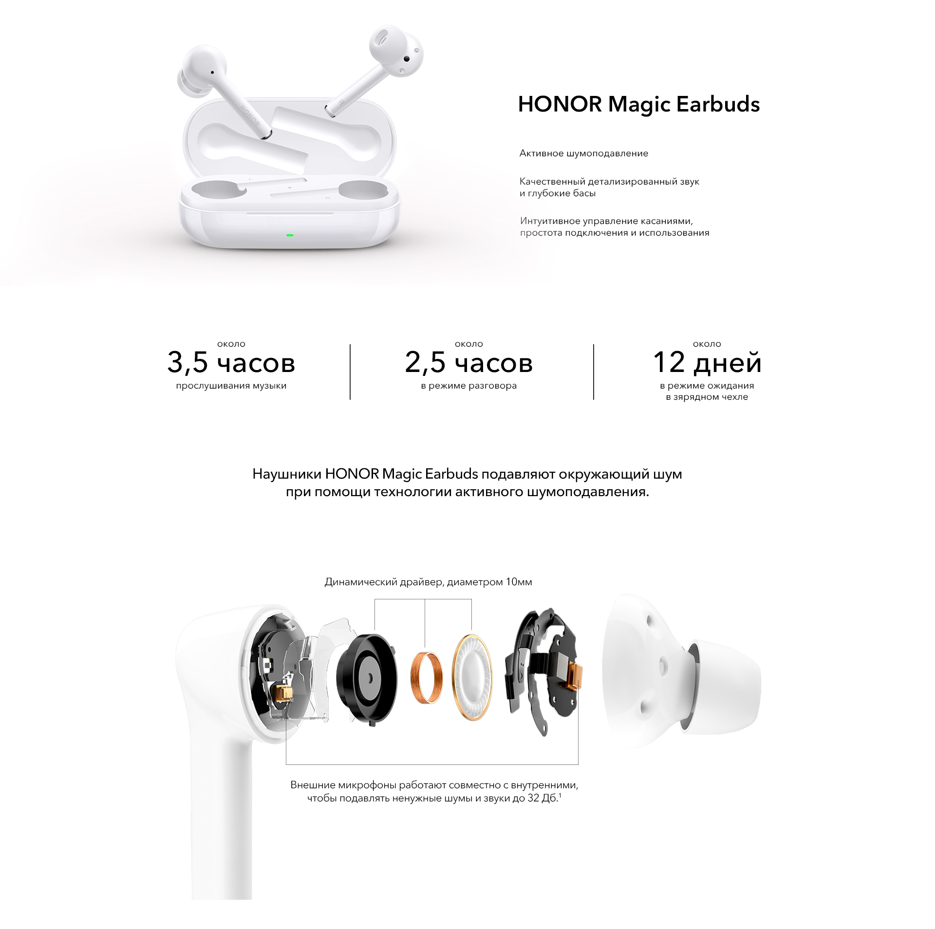 Honor magic earbuds или huawei freebuds 3i что лучше